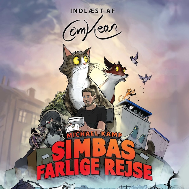 Couverture de livre pour Comkean præsenterer - Simbas farlige rejse