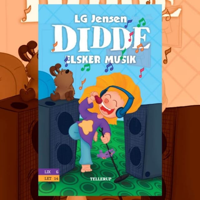 Kirjankansi teokselle Didde elsker alt #3: Didde elsker musik