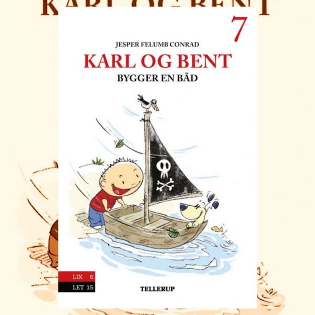 Buchcover für Karl og Bent #7: Karl og Bent bygger en båd