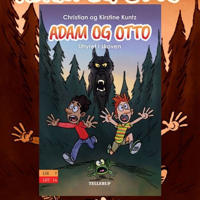 Book cover for Adam og Otto #1: Uhyret i skoven