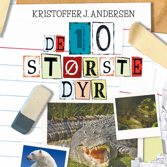 Book cover for De 10 dyr: De 10 største dyr
