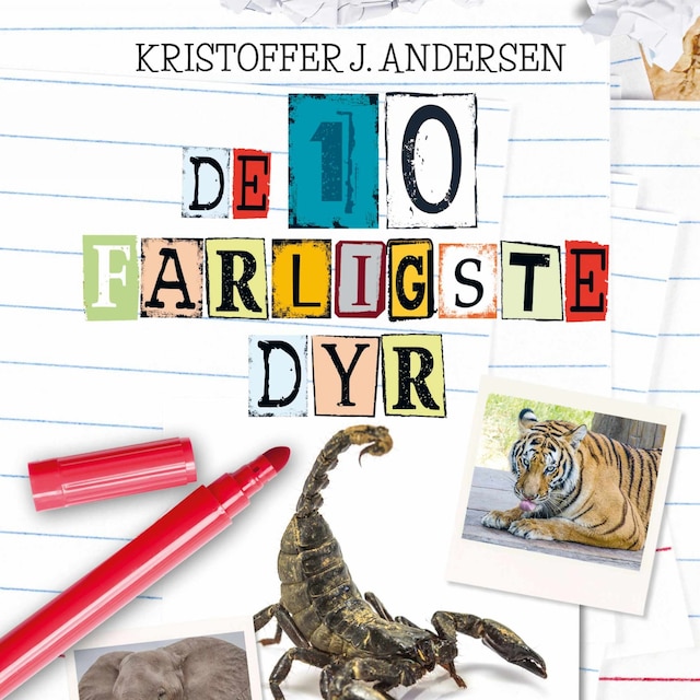 Book cover for De 10 dyr: De 10 farligste dyr