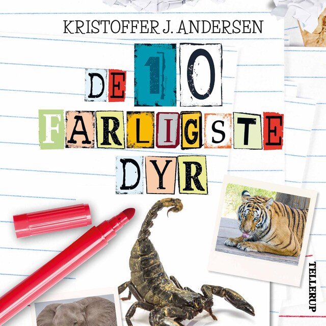 Book cover for De 10 dyr: De 10 farligste dyr