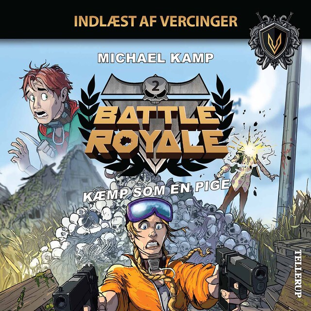 Book cover for Battle Royale #2: Kæmp som en pige