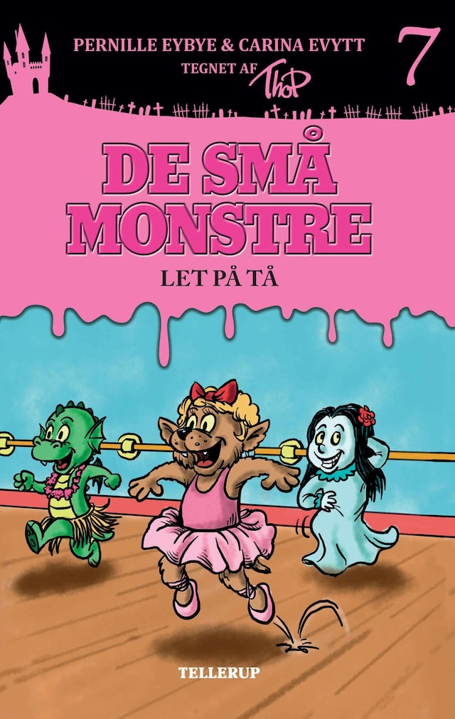 Book cover for De små monstre #7: Let på tå (LYT & LÆS)