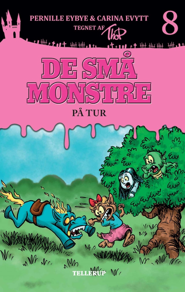 Book cover for De små monstre #8: På tur (Lyt & Læs)