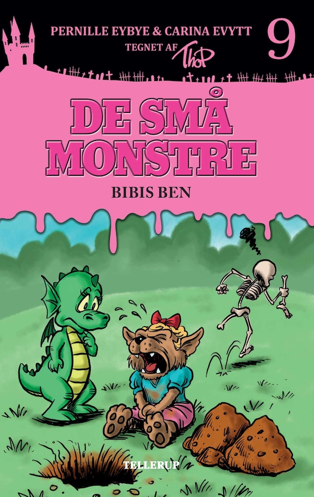 Bogomslag for De små monstre #9: Bibis ben (Lyt & Læs)