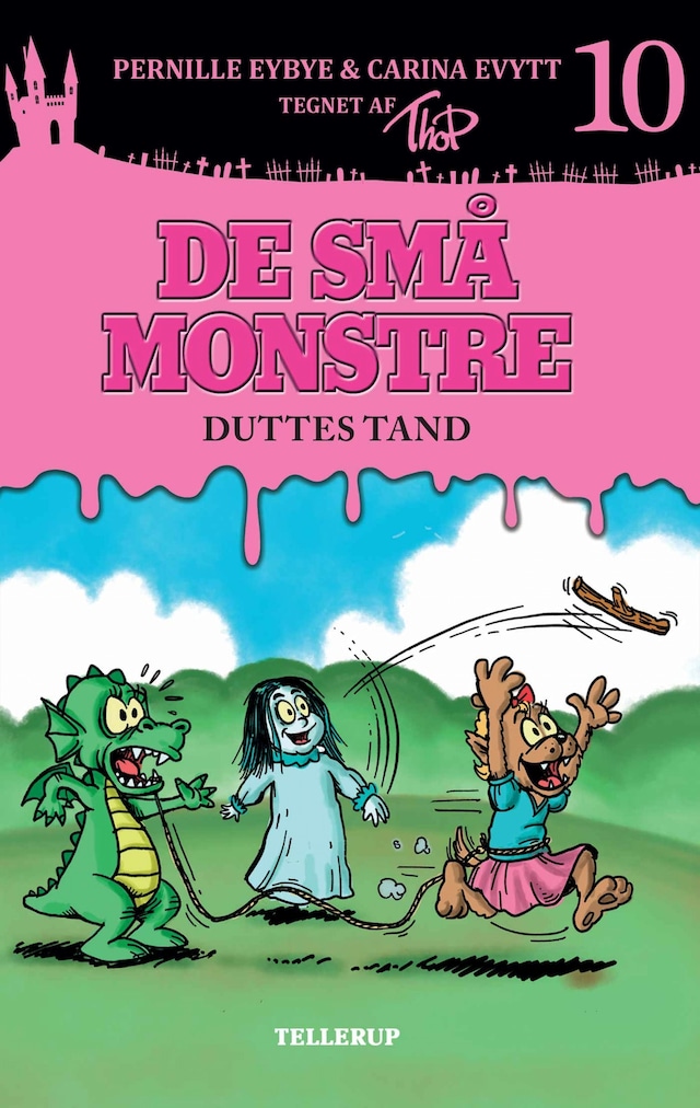 Boekomslag van De små monstre #10: Duttes tand (Lyt & Læs)
