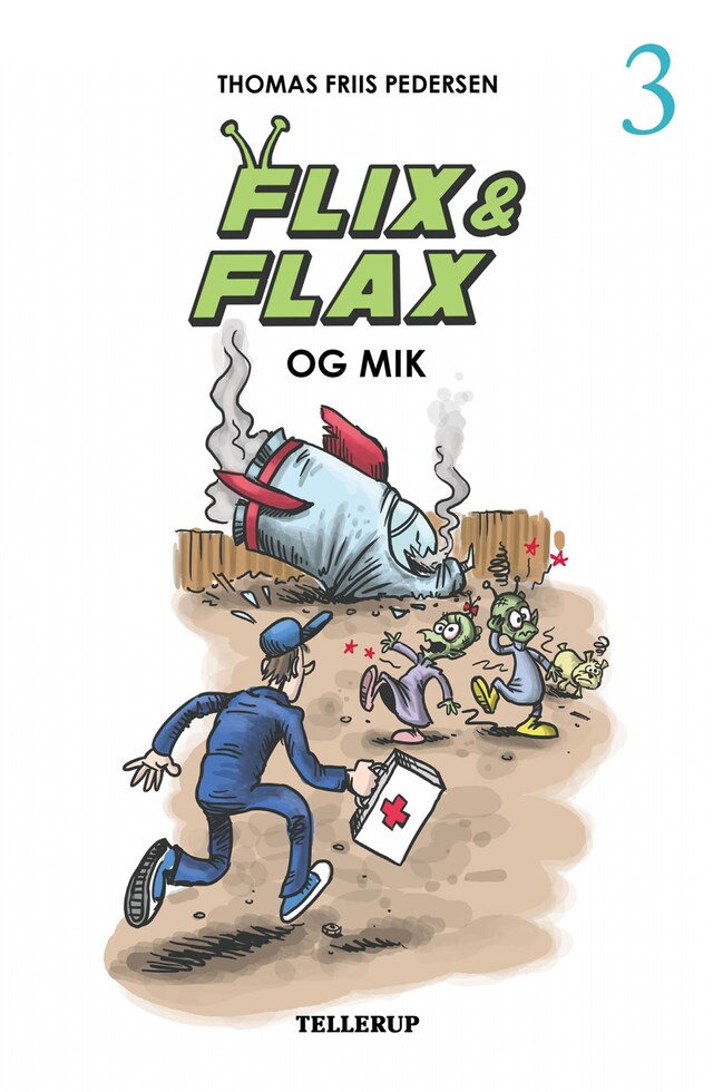 Bogomslag for Flix & Flax #3: Flix & Flax og Mik (Lyt & Læs)