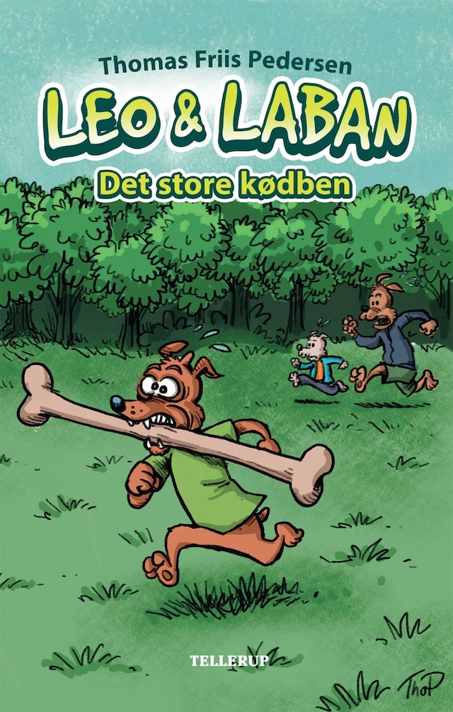 Book cover for Leo & Laban #1: Det store kødben (Lyt & Læs)