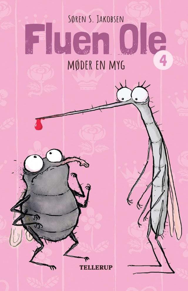 Boekomslag van Fluen Ole #4: Fluen Ole møder en myg (Lyt & Læs)