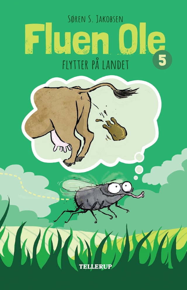 Bogomslag for Fluen Ole #5: Fluen Ole flytter på landet (Lyt & Læs)