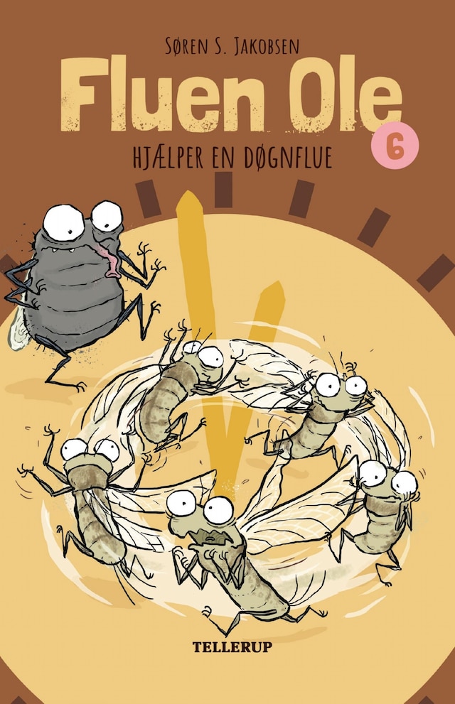 Couverture de livre pour Fluen Ole #6: Fluen Ole hjælper en døgnflue (Lyt & Læs)