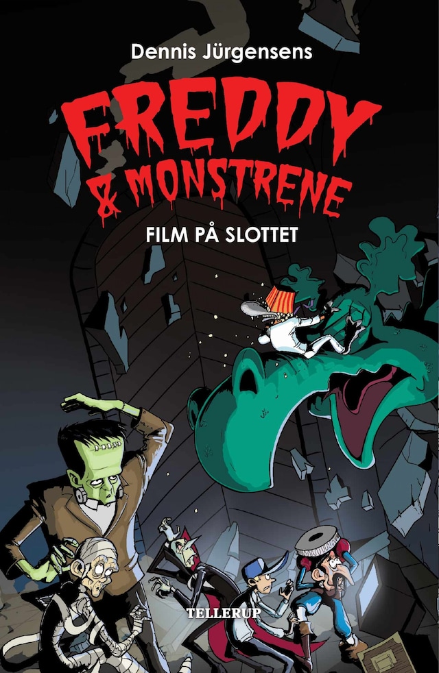 Book cover for Freddy & monstrene #2: Film på slottet (Lyt & Læs)
