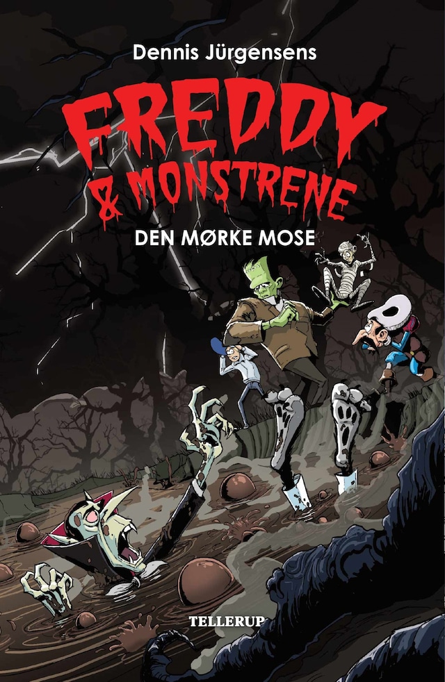 Book cover for Freddy & monstrene #4: Den mørke mose (Lyt & Læs)