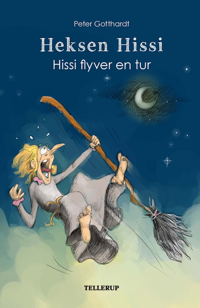 Portada de libro para Heksen Hissi #4: Hissi flyver en tur (Lyt & Læs)