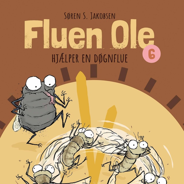 Bokomslag for Fluen Ole #6: Fluen Ole hjælper en døgnflue