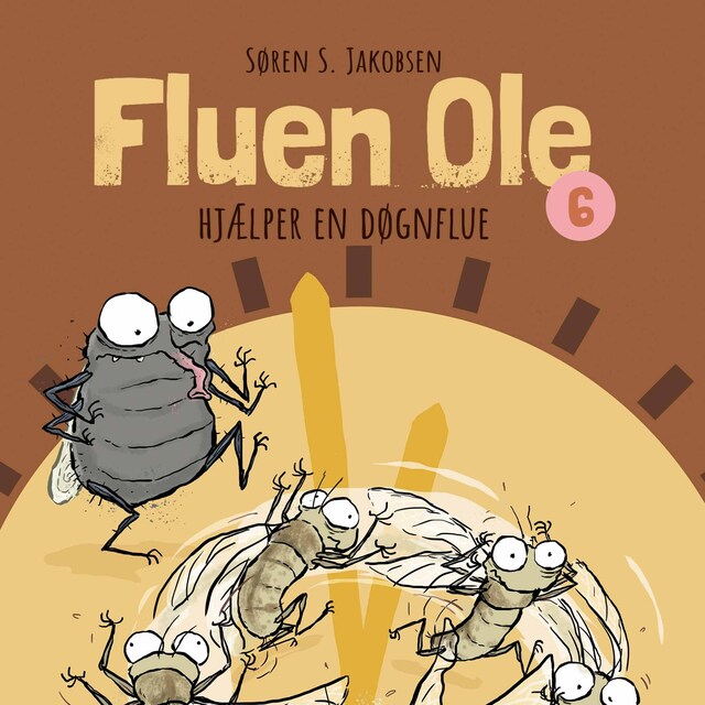 Buchcover für Fluen Ole #6: Fluen Ole hjælper en døgnflue