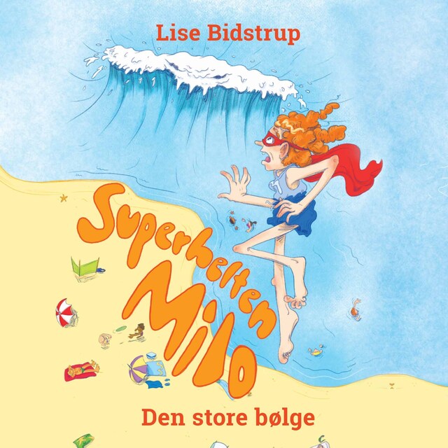 Okładka książki dla Superhelten Milo #2: Den store bølge