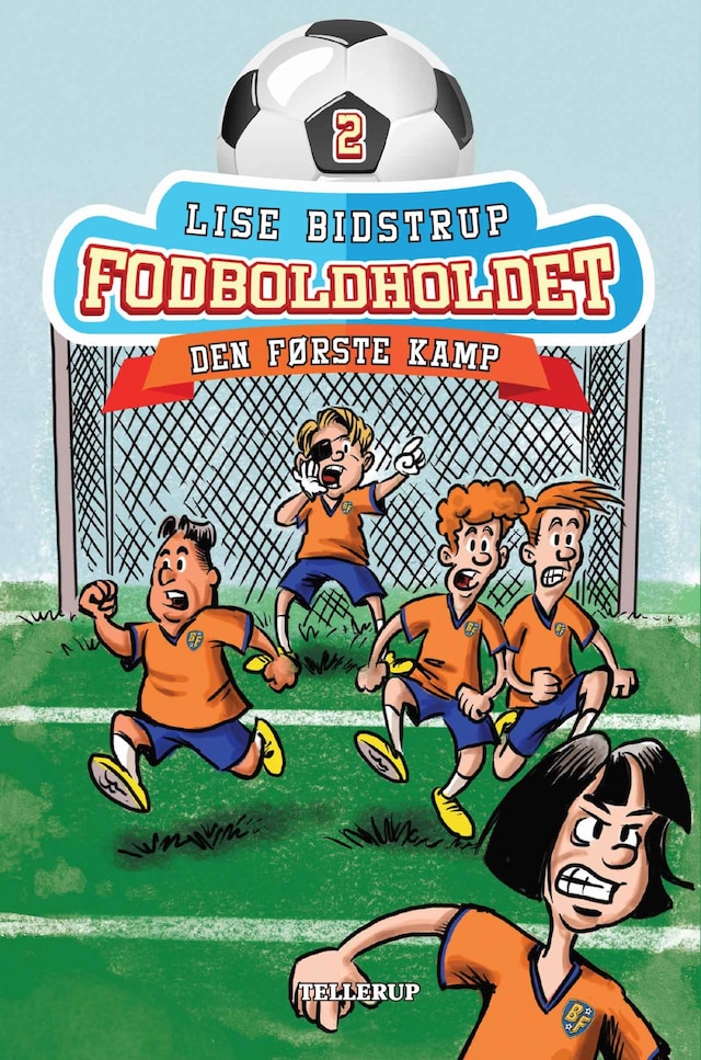 Book cover for Fodboldholdet #2: Den første kamp (Lyt & Læs)