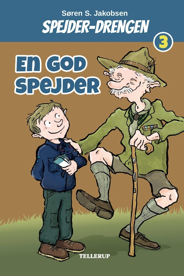 Okładka książki dla Spejderdrengen #3: En god spejder (Lyt & Læs)