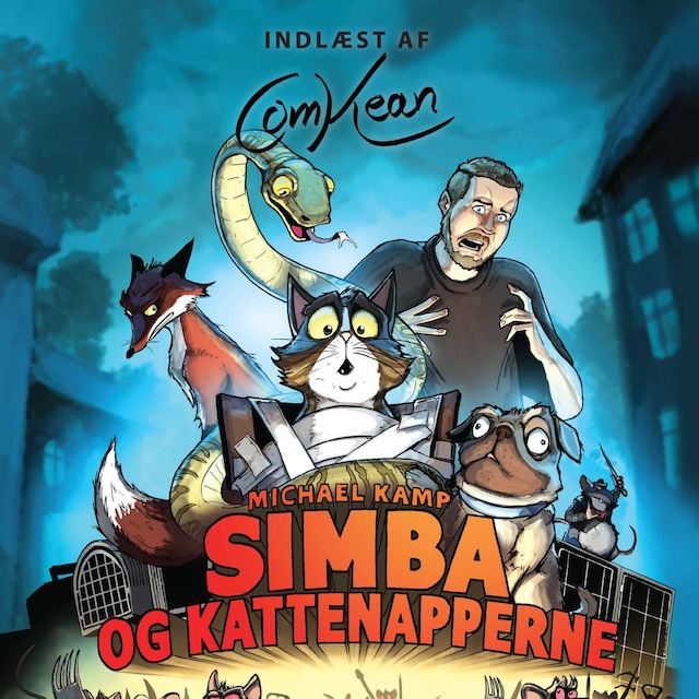 Okładka książki dla Comkean præsenterer - Simba og kattenapperne