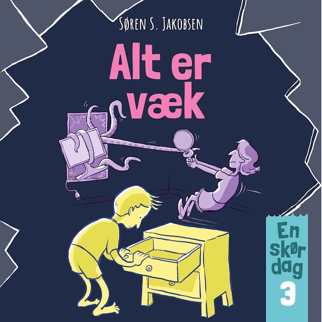 Okładka książki dla En skør dag #3: Alt er væk!
