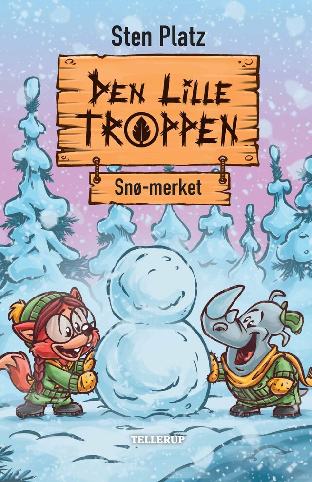 Book cover for Den lille troppen #3: Snø-merket