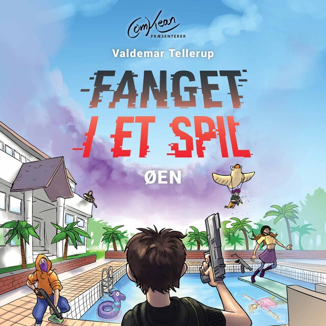 Book cover for Fanget i et spil #1: Øen