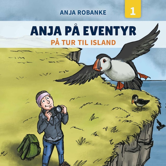 Boekomslag van Anja på eventyr #1: På tur til Island