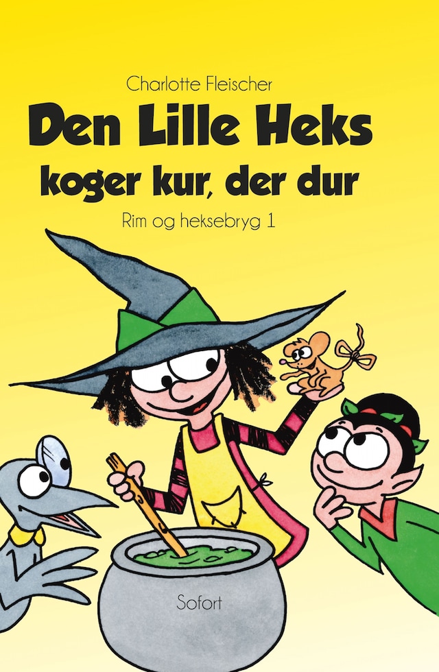 Book cover for Rim og heksebryg #1: Den Lille Heks koger kur, der dur