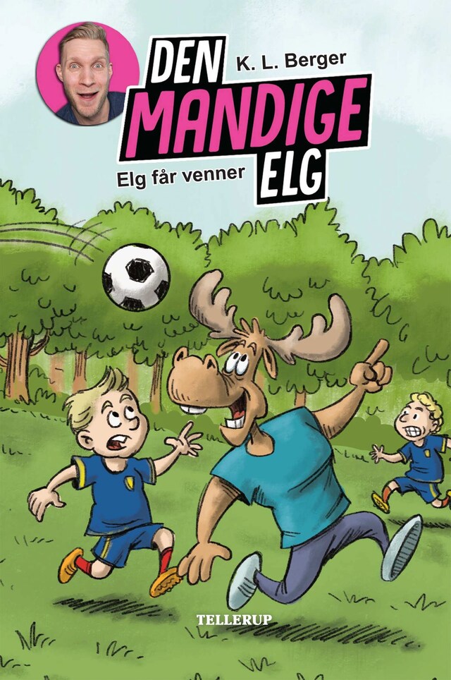 Book cover for Den Mandige Elg #1: Elg får venner (LYT & LÆS)