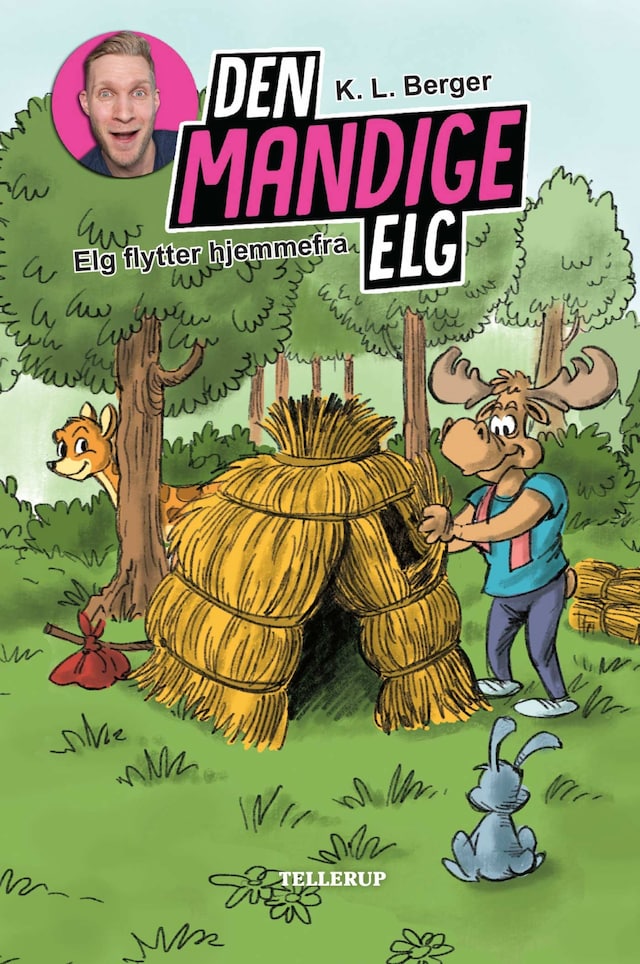 Book cover for Den Mandige Elg #2: Elg flytter hjemmefra (LYT & LÆS)