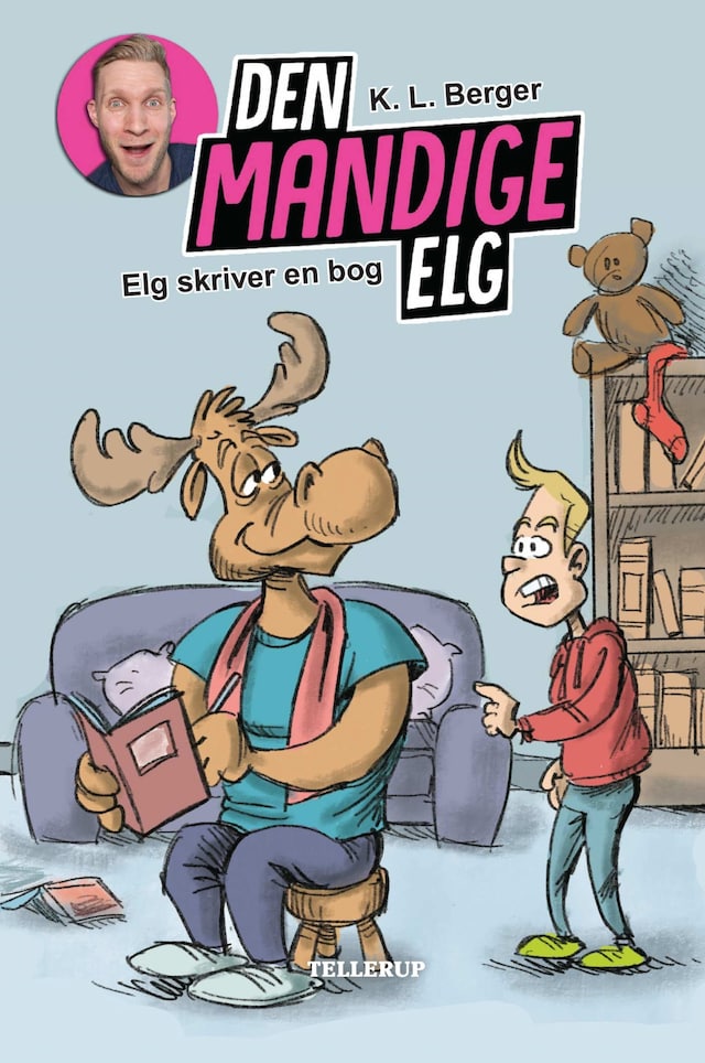 Buchcover für Den Mandige Elg #3: Elg skriver en bog (LYT & LÆS)