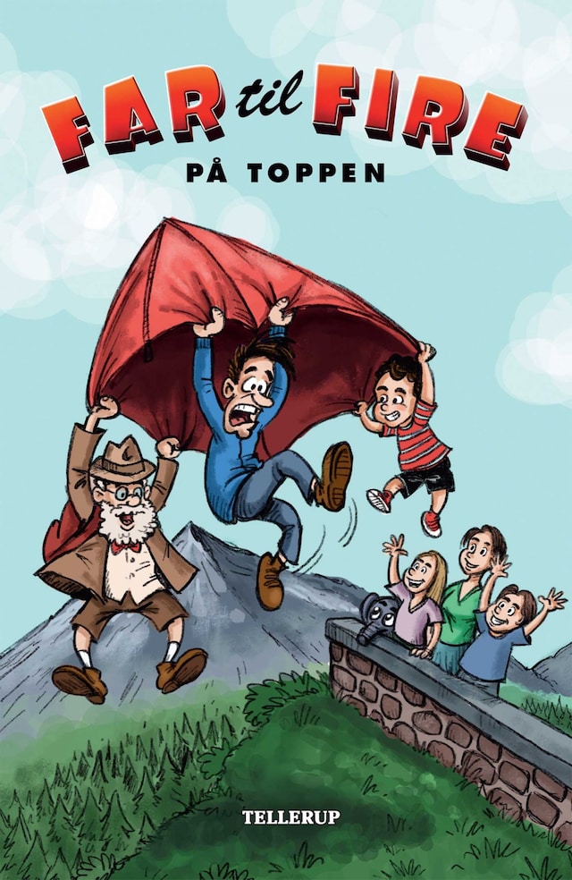 Okładka książki dla Far til fire #1: Far til fire på toppen (LYT & LÆS)