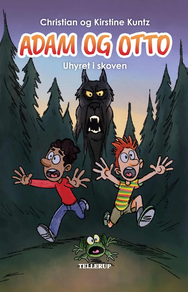 Boekomslag van Adam og Otto #1: Uhyret i skoven (LYT & LÆS)