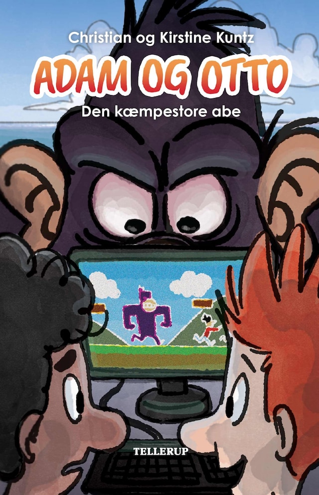 Kirjankansi teokselle Adam og Otto #2: Den kæmpestore abe (LYT & LÆS)