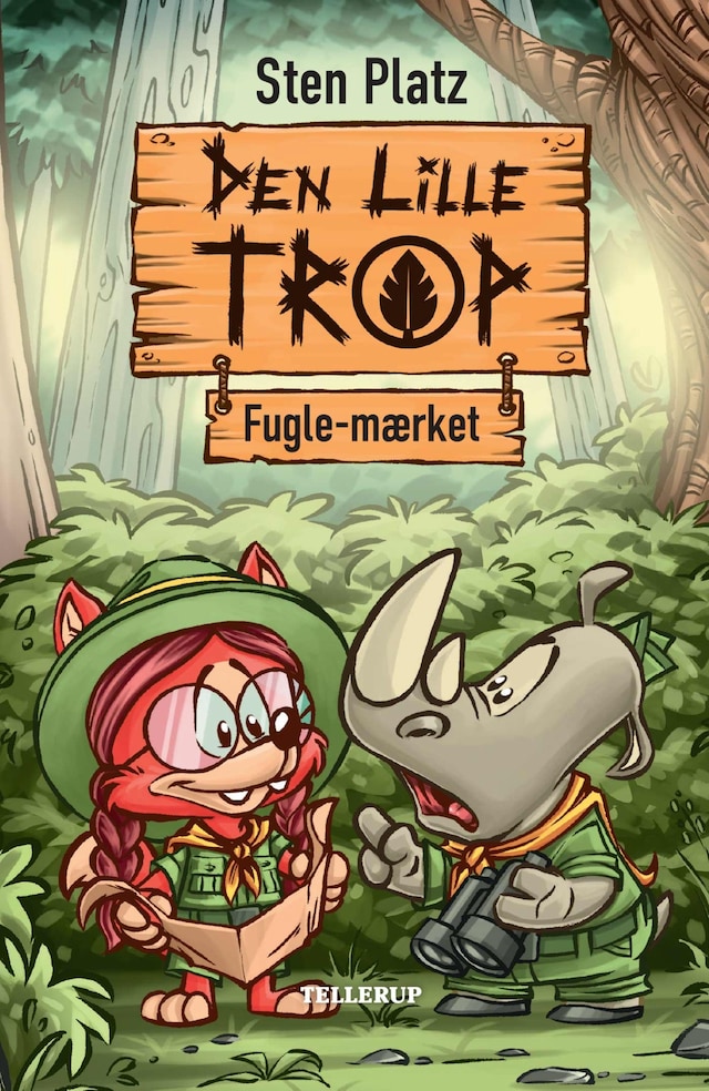 Book cover for Den lille trop #2: Fugle-mærket (LYT & LÆS)
