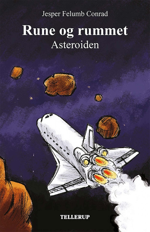 Boekomslag van Rune og rummet #4: Asteoriden (LYT & LÆS)