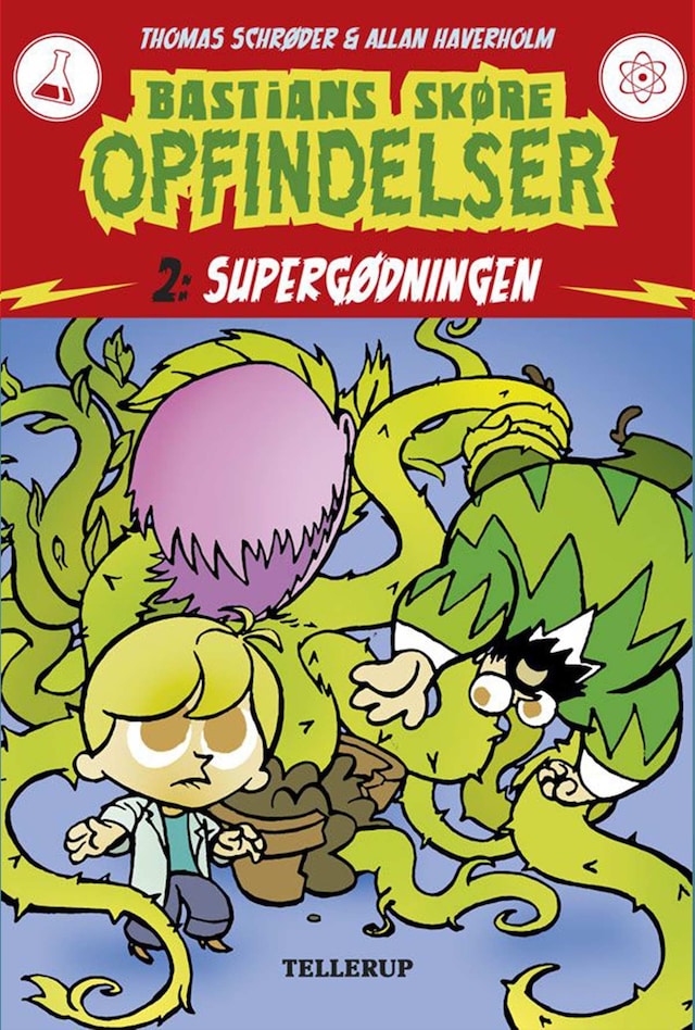 Book cover for Bastians skøre opfindelser #2: Supergødningen (LYT & LÆS)