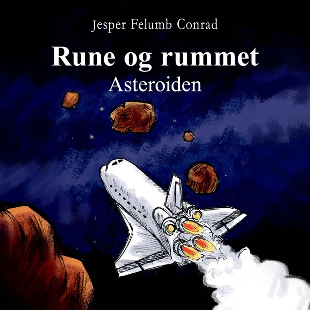 Boekomslag van Rune og rummet #4: Asteoriden