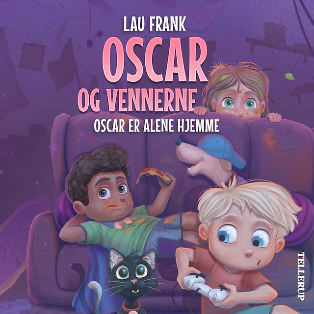 Okładka książki dla Oscar og vennerne #3: Oscar er alene hjemme