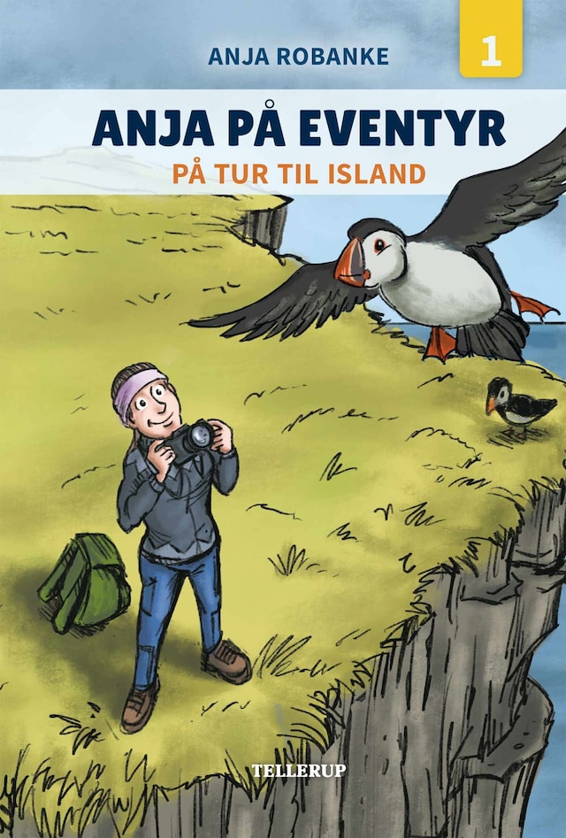 Book cover for Anja på eventyr #1: På tur til Island (LYT & LÆS)