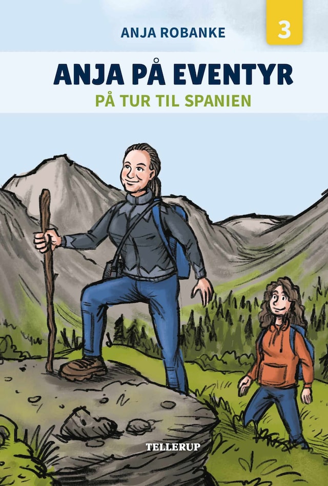 Book cover for Anja på eventyr #3: På tur til Spanien (LYT & LÆS)