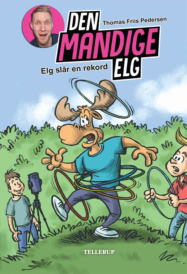 Book cover for Den Mandige Elg #4: Elg slår en rekord (LYT & LÆS)