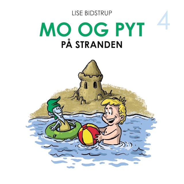 Boekomslag van Mo og Pyt #4: Mo og Pyt på stranden