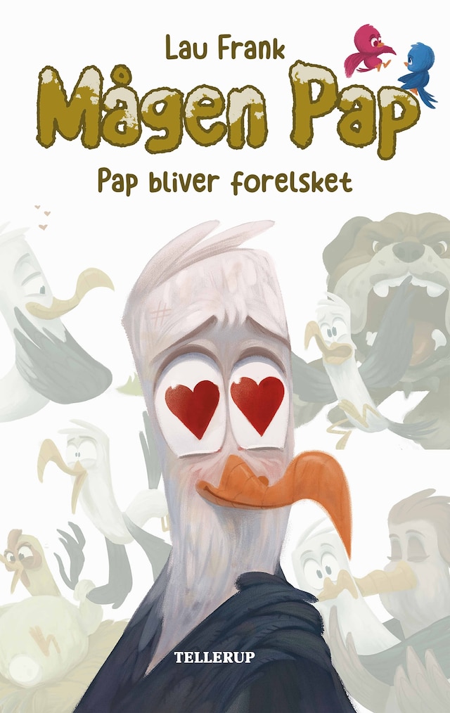 Book cover for Mågen Pap #3: Pap bliver forelsket (LYT & LÆS)