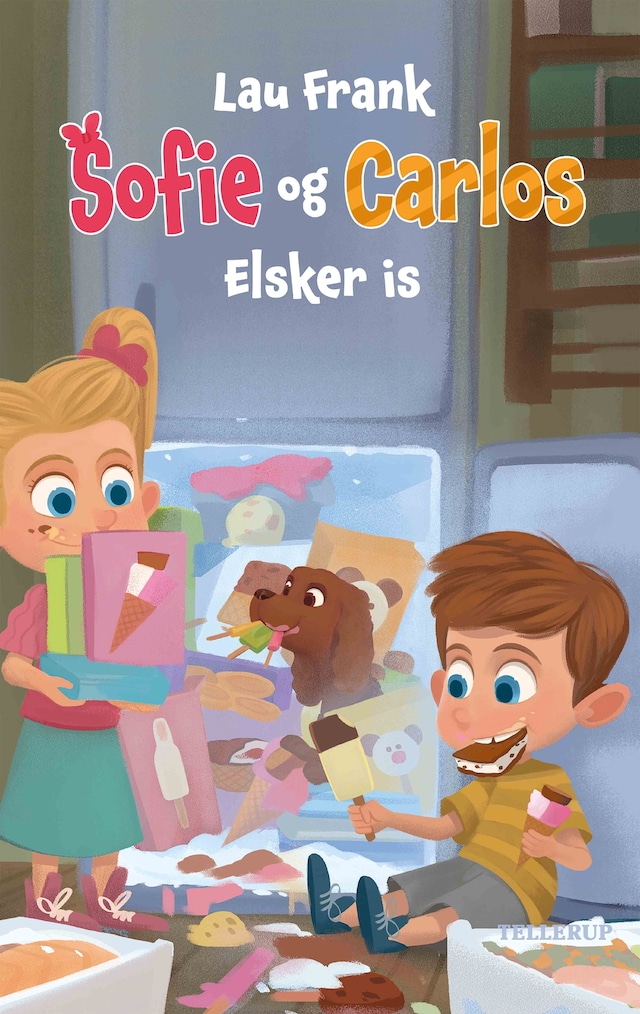 Book cover for Sofie og Carlos #1: Sofie og Carlos elsker is (LYT & LÆS)