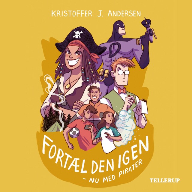 Copertina del libro per Fortæl den igen! Nu med pirater!