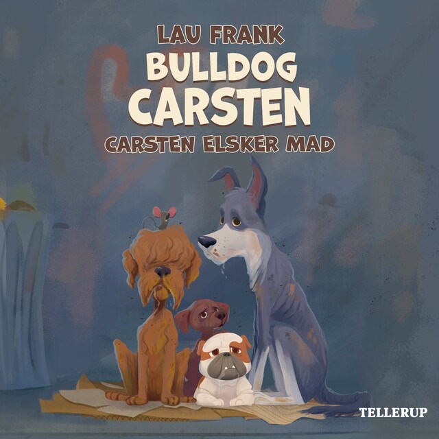 Book cover for Bulldog Carsten #2: Carsten elsker mad